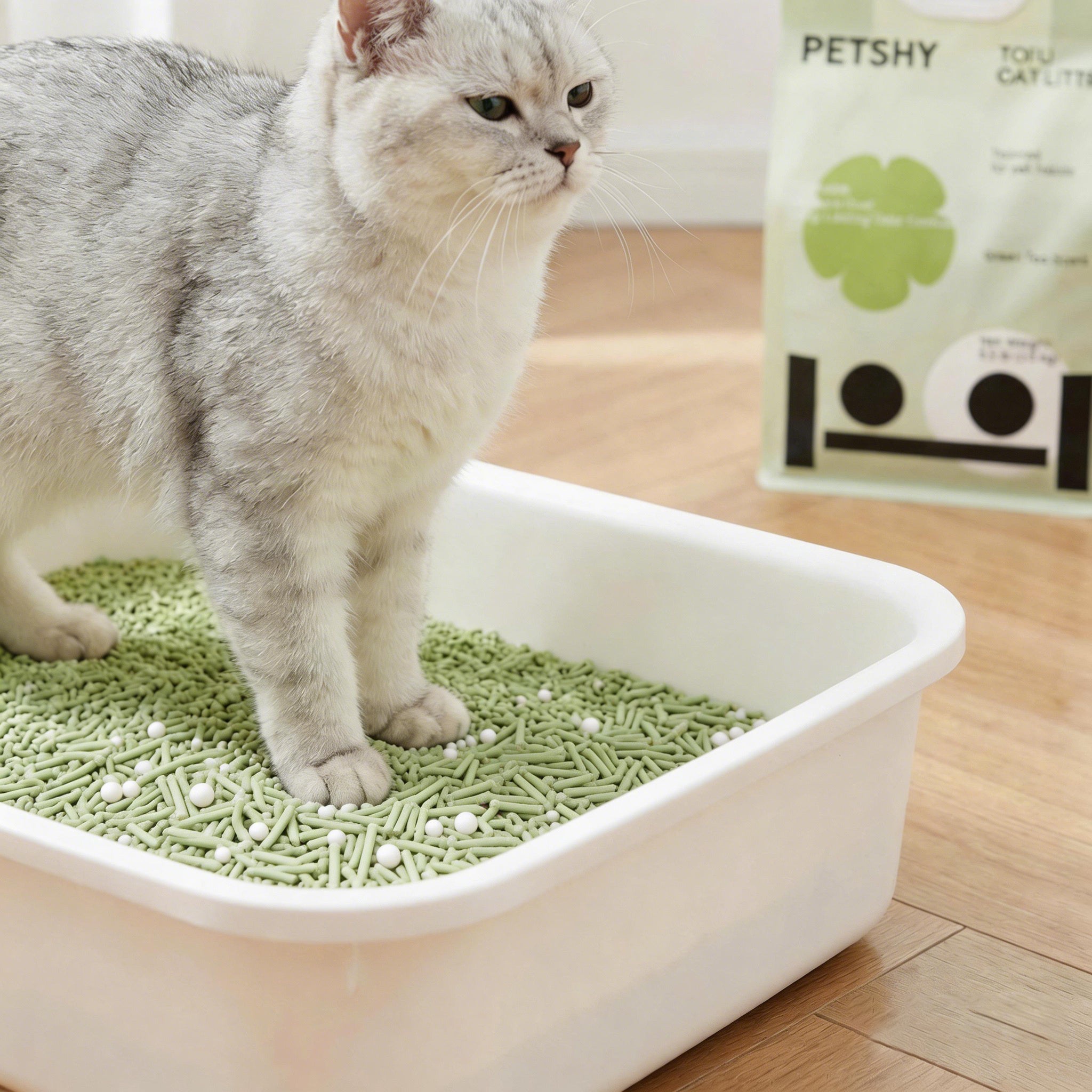 Green Tea Tofu Cat Litter