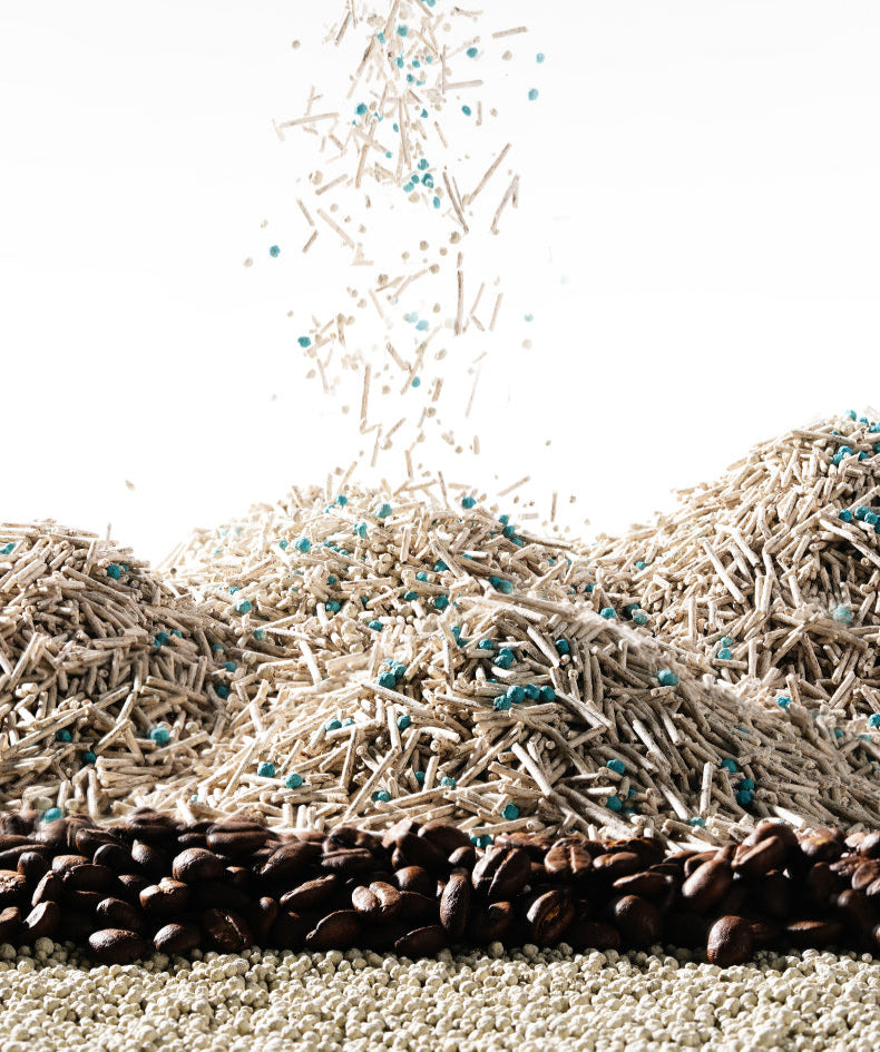COFFEE MIXED TOFU CAT LITTER 1.5MM 2.5KG