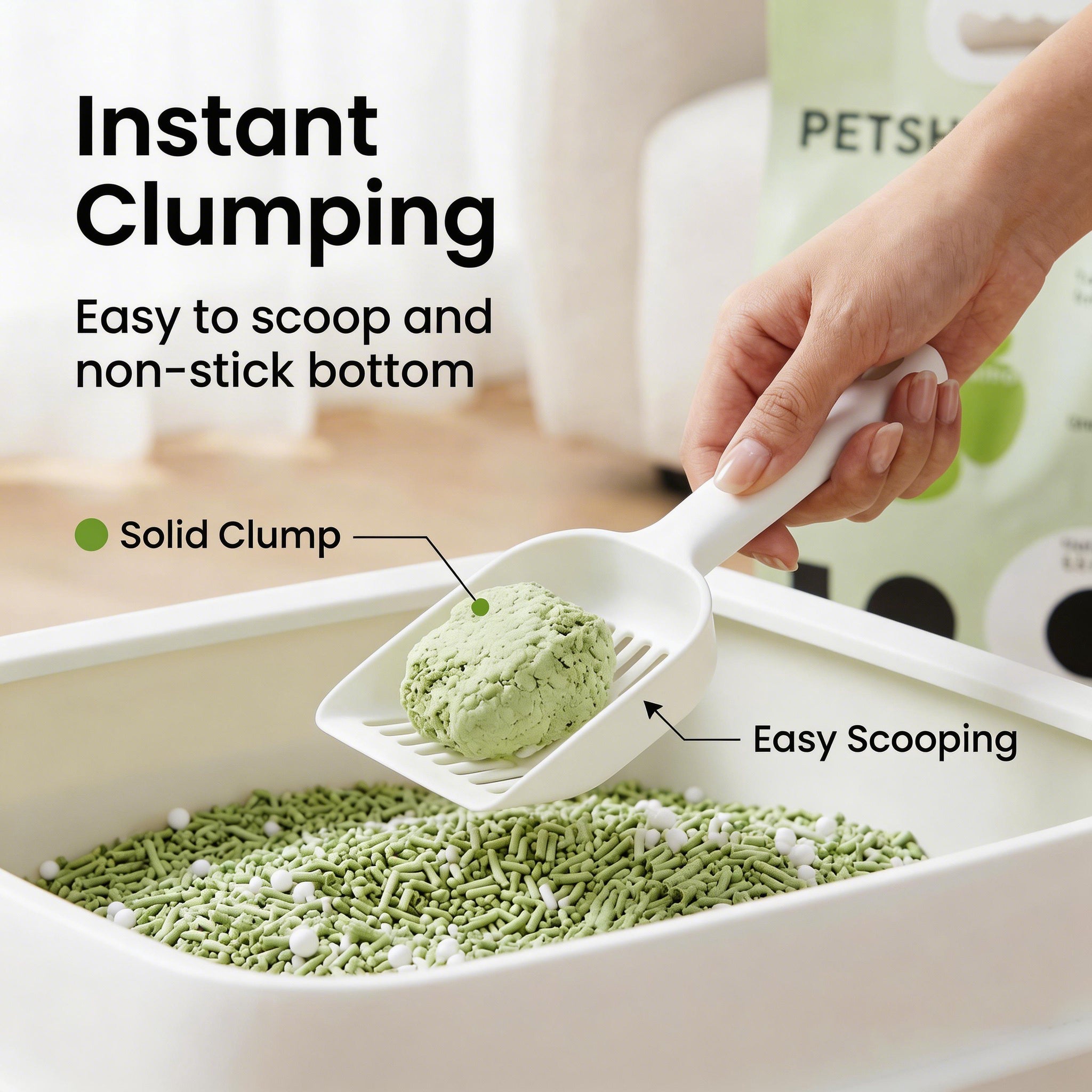 Green Tea Tofu Cat Litter