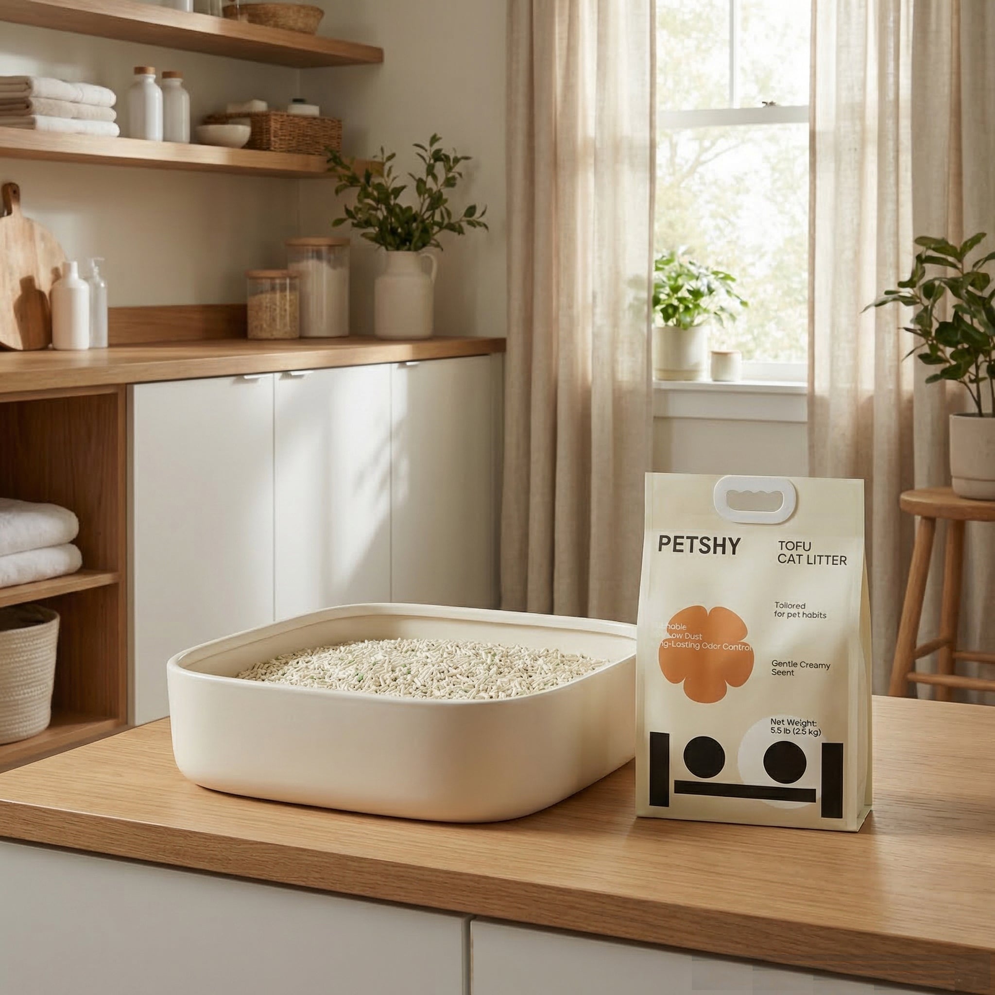 Tofu Cat litter （mild creamy scent）