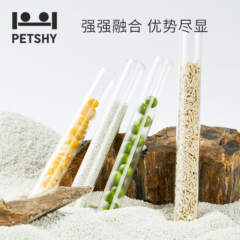 Plant mix tofu cat litter