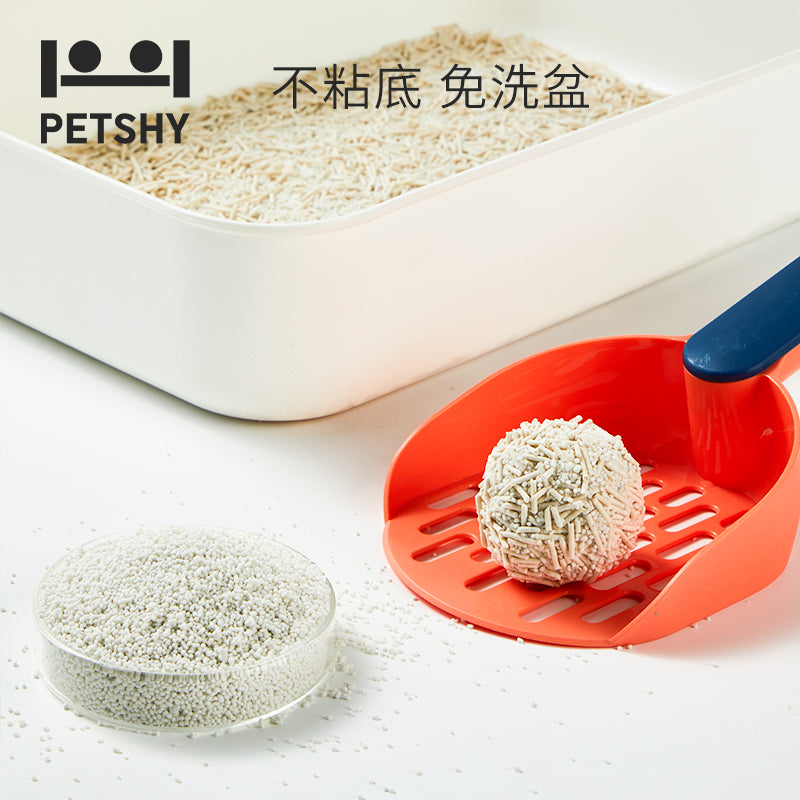 Plant mix tofu cat litter